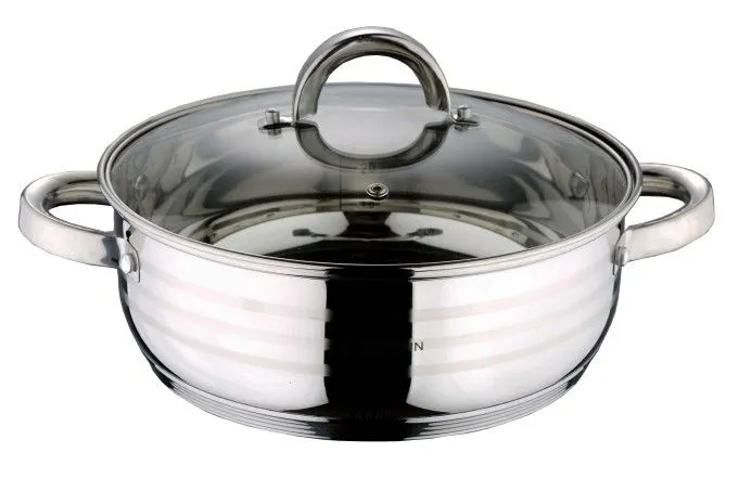 Blaumann Gourmet l�bas fed�vel, rozsdamentes ac�l 20 cm