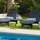 Pacific m�anyag rattan hat�s� kerti szett asztallal grafit sz�rke