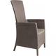 Vermont m�anyag kerti fotel cappuccino homok