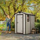 Manor 4x6 m�anyag kerti t�rol� h�z beige-barna