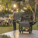Patio Cooler �s Beverage cart m�anyag kerti grill asztal sz�rke