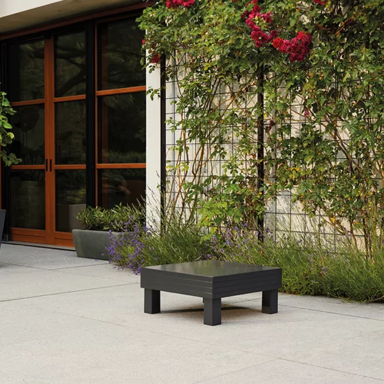 Elements m�anyag kerti asztal grafit sz�rke, p�rna n�lk�l