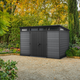 Cortina 2.0. 11x7 m�anyag kerti t�rol� h�z barn�s sz�rke-antracit