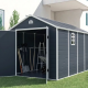 Ave I 8x12 m�anyag k�lt�ri kerti h�z s�t�t sz�rke - feh�r