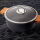 Berlinger Haus Granit Diamond Line magas l�bas m�rv�ny bevonattal, szilikon fog�kkal, fed�vel, 28 cm
