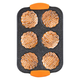 Berlinger Haus Granit Diamond Line 6 lyuk� muffins�t� tepsi m�rv�ny bevonattal, levehet� szilikon fo