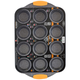 Berlinger Haus Granit Diamond Line 12 lyuk� muffins�t� tepsi m�rv�ny bevonattal, levehet� szilikon f
