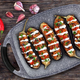 Berlinger Haus Stone Touch Line grill s�t�lap k� hat�s� m�rv�ny bevonattal, szilikon fog�kkal, 47 cm