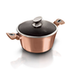 Berlinger Haus Metallic Rosegold Line magas l�bas m�rv�ny bevonattal, fed�vel, 24 cm