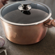 Berlinger Haus Metallic Rosegold Line magas l�bas m�rv�ny bevonattal, fed�vel, 24 cm