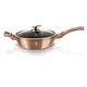 Berlinger Haus Metallic Rosegold Line m�ly serpeny� m�rv�ny bevonattal, fed�vel, 28 cm