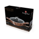 Berlinger Haus Metallic Rosegold Line l�bas m�rv�ny bevonattal, fed�vel, 28 cm