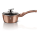 Berlinger Haus Metallic Rosegold Line sz�szos/tejforral� ed�ny m�rv�ny bevonattal, fed�vel