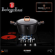 Berlinger Haus Black Rose Collection magas l�bas m�rv�ny bevonattal, fed�vel, 28 cm