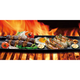 Berlinger Haus Granit Diamond Line grill s�t�lap m�rv�ny bevonattal, szilikon fog�kkal, 47 cm fekete