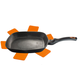 Berlinger Haus Granit Diamond Line grill serpeny� m�rv�ny bevonattal, fekete-narancs sz�nben