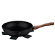 Berlinger Haus Ebony Rosewood Line wok gr�nit-m�rv�ny bevonattal, 28 cm