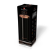 T�sztatart� doboz met�l k�ls� bevonattal, fekete/rosegold