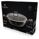 Berlinger Haus Black Silver Collection l�bas m�rv�ny bevonattal, fed�vel, 28 cm