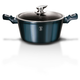 Berlinger Haus Metallic Aquamarine Line magas l�bas m�rv�ny bevonattal, fed�vel, 24 cm