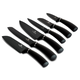 Berlinger Haus Royal Black Collection 6 db-os k�sk�szlet gy�m�nt bevonattal, fekete/ez�st