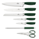 Berlinger Haus Emerald Collection 8 r�szes rozsdamentes ac�l k�sk�szlet �llv�nnyal