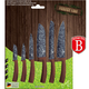 Berlinger Haus Forest Line 6 db-os k�sk�szlet m�rv�ny bevonattal