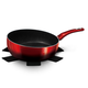 Berlinger Haus Metallic Line flip serpeny� m�rv�ny bevonattal, met�l k�ls� bevonattal, 26 cm, fekete