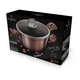 Berlinger Haus I-Rose Collection magas l�bas tit�n bevonattal, fed�vel, 20 cm