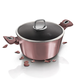 Berlinger Haus I-Rose Collection magas l�bas tit�n bevonattal, fed�vel, 28 cm