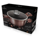 Berlinger Haus I-Rose Collection magas l�bas tit�n bevonattal, fed�vel, 28 cm