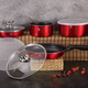 Berlinger Haus Metallic Burgundy Line 9 r�szes ed�nyk�szlet levehet� ny�llel