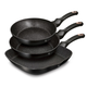 Berlinger Haus Black Rose Collection 3 r�szes serpeny�k�szlet grill serpeny�vel, m�rv�ny bevonattal