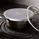 Berlinger Haus Shine Black Collection magas l�bas tit�n bevonattal, k�tf�le fed�vel, 20 cm