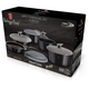 Berlinger Haus Carbon Pro Collection 12 r�szes ed�nyk�szlet m�rv�ny bevonattal, lekattinthat� ny�lle
