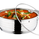 Blaumann Gourmet l�bas fed�vel, rozsdamentes ac�l 24 cm