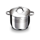 Blaumann Gourmet line BL-1009 rozsdamentes indukcios faz�k �vegfed�vel 22 cm-es