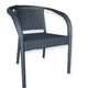 Bamboo rattan hat�s� karf�s m�anyag kerti sz�k antracit sz�rke