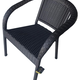 Bamboo rattan hat�s� karf�s m�anyag kerti sz�k antracit sz�rke