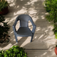 Behram rattan hat�s� karf�s m�anyag kerti sz�k antracit sz�rke