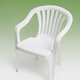 Paris m�anyag kerti sz�k k�zepes t�ml�s feh�r - Flair