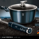 Berlinger Haus Metallic Aquamarine Line 10 r�szes ed�nyk�szlet m�rv�ny bevonattal, kiszed�kkel,s�t�t