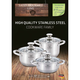 Rozsdamentes ac�l l�bas fed�vel, 20 cm, 2,5 literes, szat�n