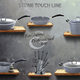 Berlinger Haus Stone Touch Line keny�rs�t� tepsi k� hat�s� m�rv�ny bevonattal, sz�rke