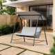 Hinta�gy sz�rke, p�rn�val 175 x 110 x 159 cm