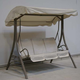 F�m v�zas kerti hinta�gy 190 cm sz�rk�sbarna-kr�m