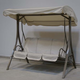 F�m v�zas kerti hinta�gy 190 cm sz�rk�sbarna-kr�m