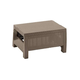 Corfu m�anyag kerti asztal cappuccino - homok
