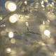 Crystalline toldhat� LED f�nyf�z�r, 4,0 m, 50 db meleg feh�r LED, �tl�tsz� k�bel