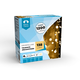 Crystalline toldhat� led j�gcsapf�z�r, 2 x 0,9 m, 138 db meleg feh�r LED, fekete k�bel